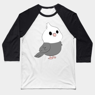 Chubby WhiteFace Cockatiel Baseball T-Shirt